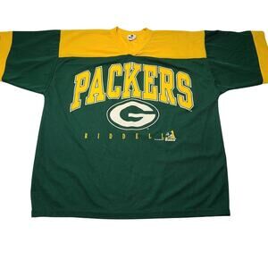 Vintage Green Bay Packers Jersey Shirt Men's Large 90s Riddell 1996 NFL